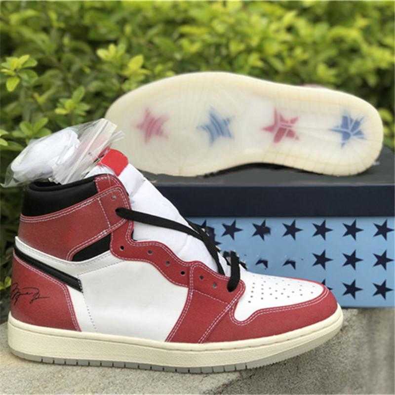 

Brand Shoes Trophy Room x Jumpman 1 High OG SP Chicago Red Basketball Original, With original logo