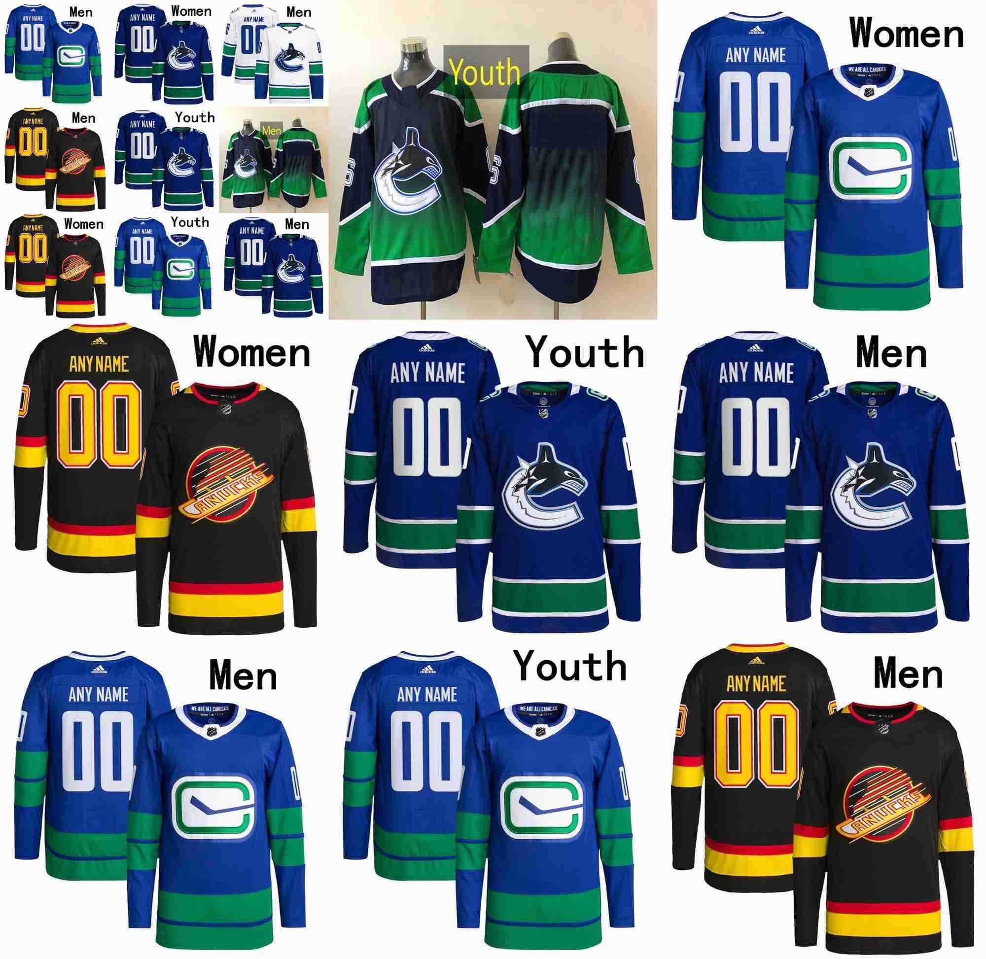 

Vancouver Hockey Jerseys Canucks 88 Nils Aman 53 Bo Horvat 81 Dakota Joshua 20 Curtis Lazar 9 J.T. Miller 40 Elias Pettersson 21 Nils Hoglander 96 Andrei Kuzmenko, As