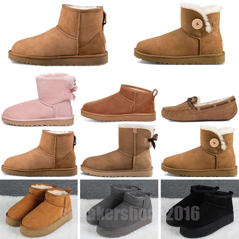 

2022 Boots Mini Shoes Women Womens Satin Boot Classic Clear Winter Snow Fur Furry Ankle Booties Fsnow Half Knee Short Girls Men, Color 4