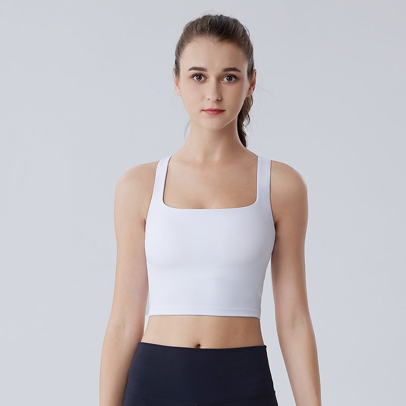 

Yoga outfit LU-03 Sports Bra Full Cup Quick Dry Top Shockproof Push Up Workout Bra for Women Gym Running Jogging Fitness
