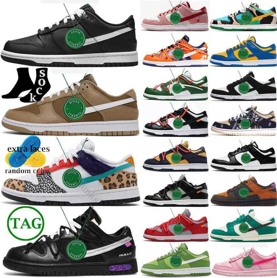 

off 2022 Authentic lows sb shoes for men women size 13 Chlorophyll Safari Mix Black Panda white x Triple Pink shoes lot 01 09 49 OF 50 Pure, Color # 16