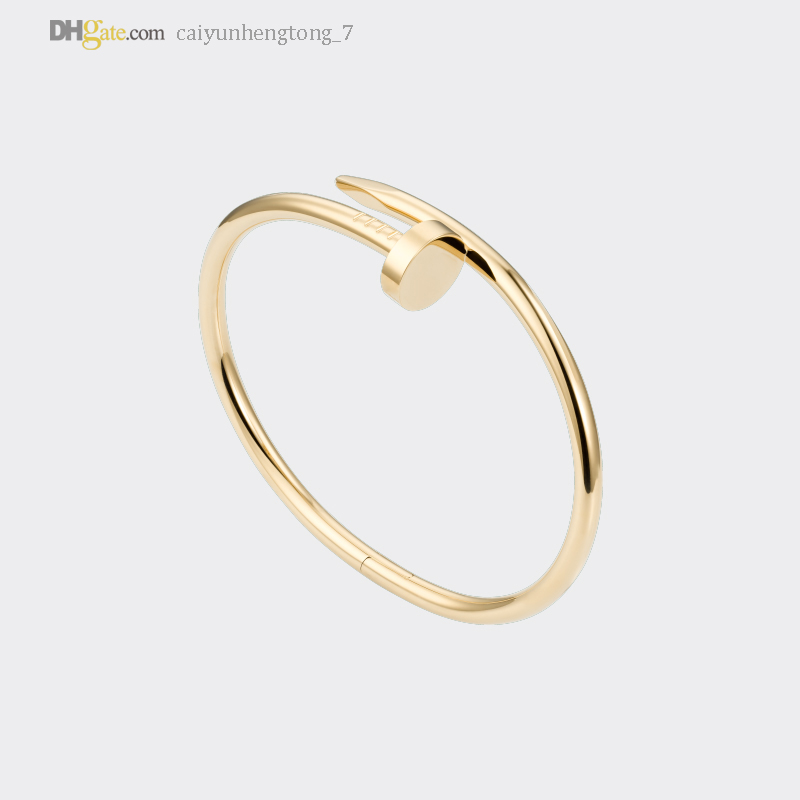 

Bangle Classic Nail Bracelet Carti Bracelets Designer For Women/Men Gold Bracelet Luxury Jewelry Titanium Steel Gold-Plated Never Fade Not Allergic 20950714