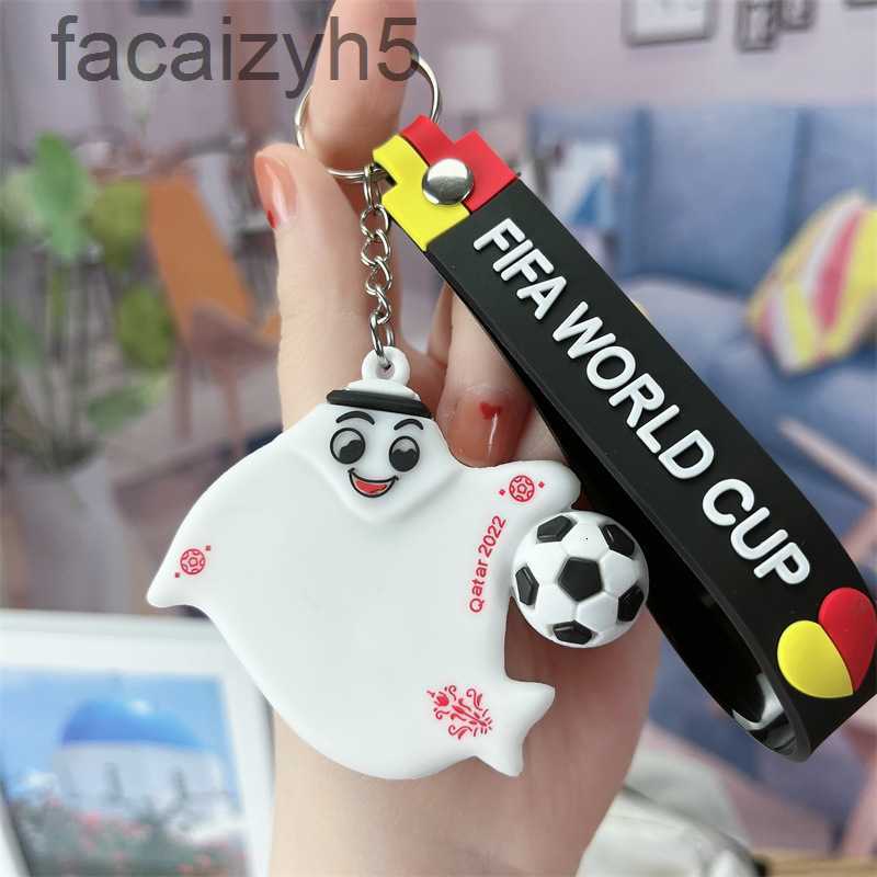 

Key Rings designer New key chain pendant creative movement 2022 World Cup mascot bag small giftZKVE