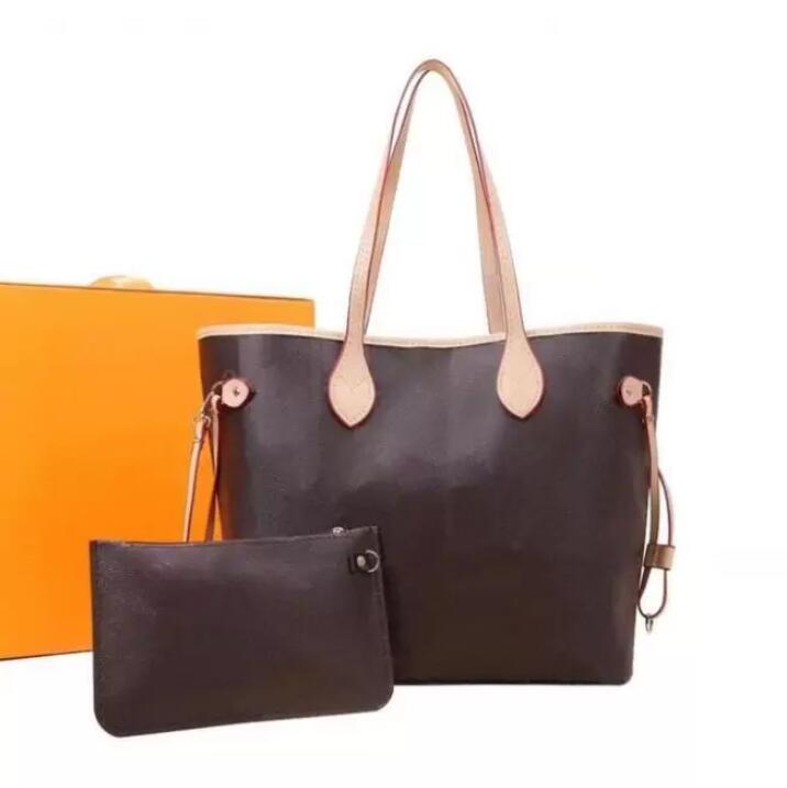 

New fashion women NEVERFULL handbags ladies designer composite bags lady clutch bag shoulder tote female purse wallet evening Shopping Bags, Orange strap