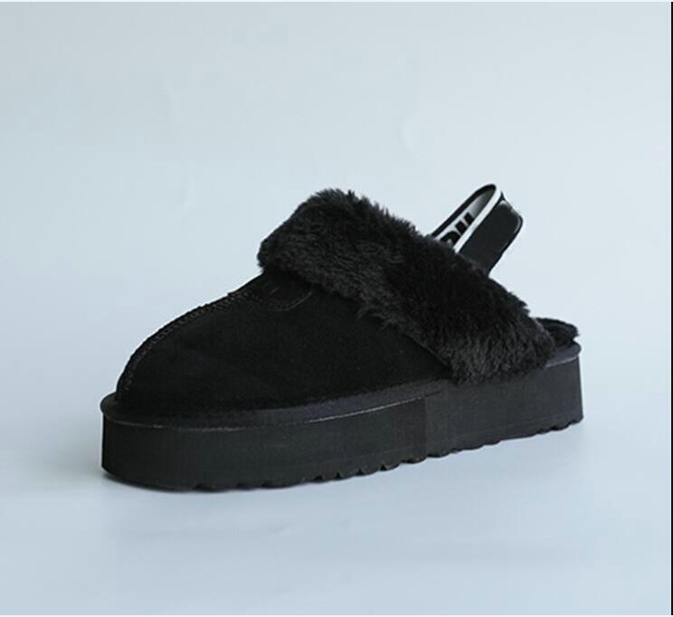 

designer man women Winter snow boots slippers Soft comfortable sheepskin keep Warm slippers platform shoes Girl Beautiful gift fnh46, Grey