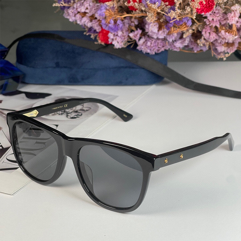 

Classic rivet Star Style Sunglasses 0266SA Women Brand Designer Mirror Round frame acetate Sunglass Protection Houses logo Sun Glasses UV400 With box gafas de sol