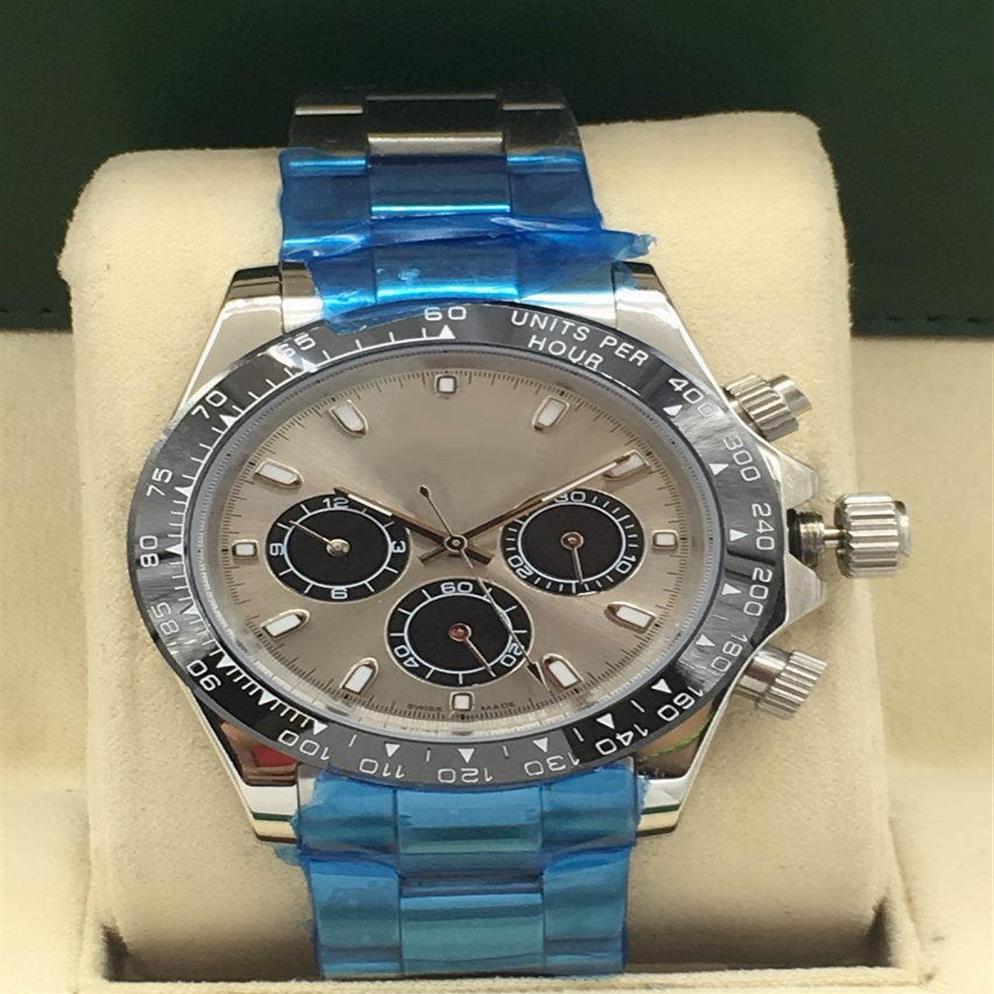 

Men's automatic mechanical watch 40MM stylish classic business style waterproof stainless steel folding button192I, As is shown in