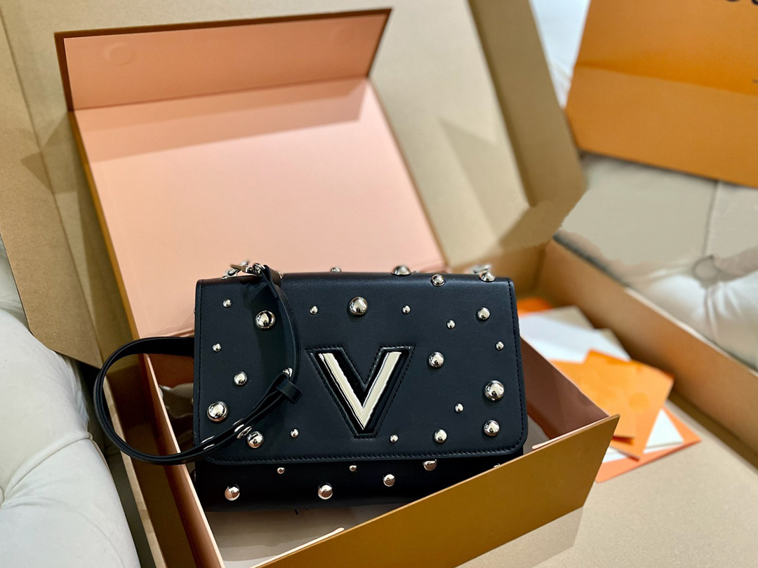 

TZ Black Classic Twist Denim Medium Handbag Fashion Water Ripple Flap Bag Everyday Versatile Shoulder Bags Adjustable Removable Shoul der Strap crossbady Bag 23CM