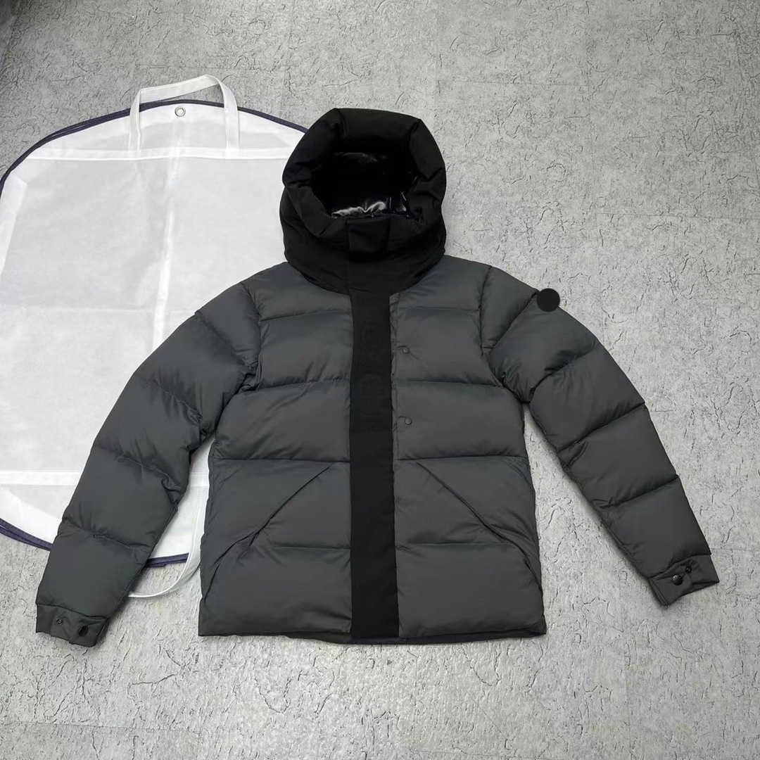 

Designer monclair men's down jacket 2023 New Women's Matte Letters Hooded Jacket Tag Complete Tops Outfits, White