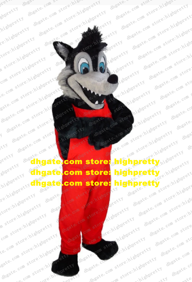 

Big Bad Wolf Pete the Cat Mascot Costume Adult Cartoon Character Outfit Suit Take Group Photo Classic Giftware zz9534, As in photos