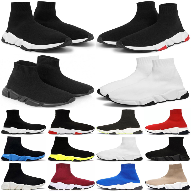 

Designer shoe socks mens womens sock Casual Shoes sneaker speed Plate-forme luxury Lace Up Yellow Black Red Beige Grey Clearsole White men women trainers sneakers