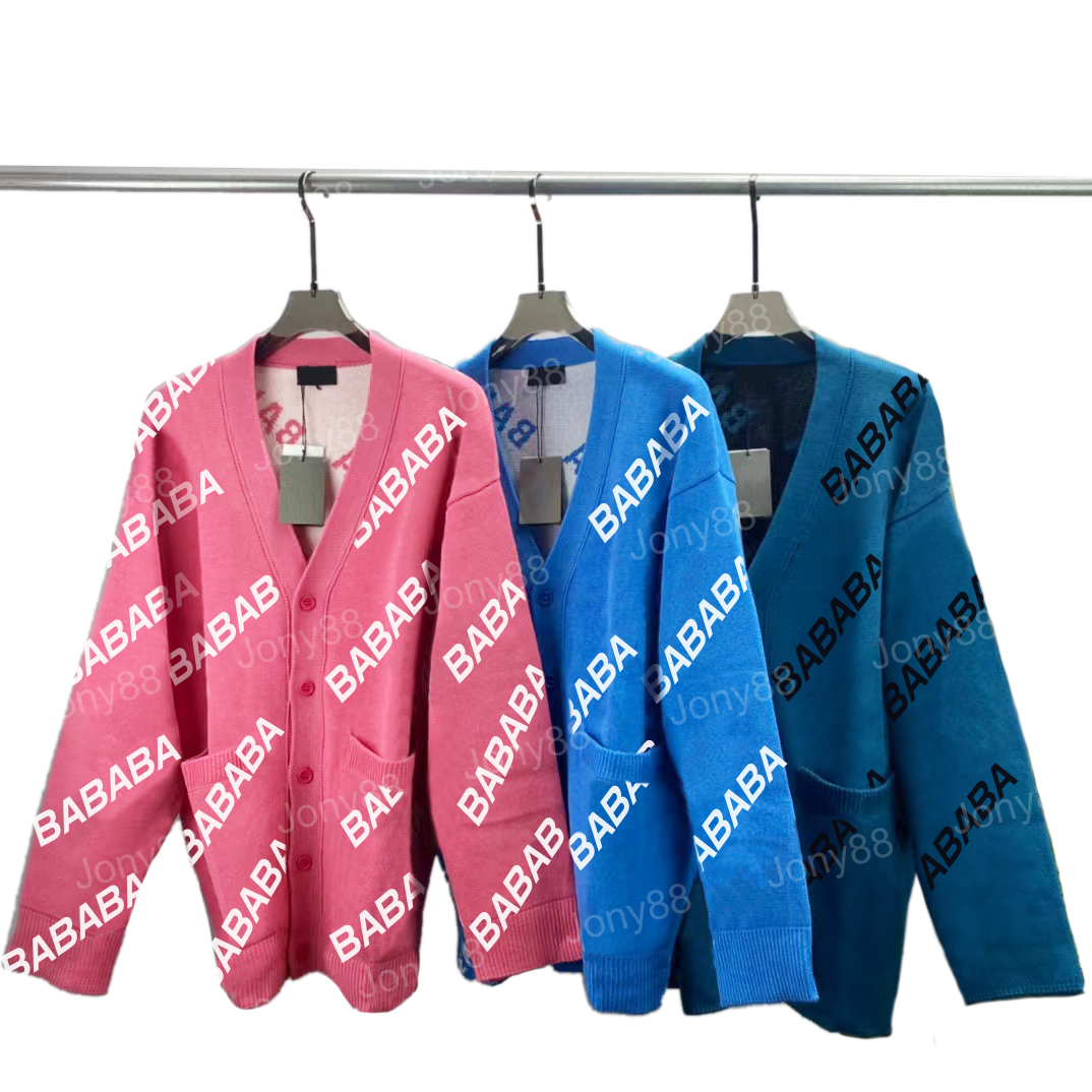 Designer knitwear jumper cardigan sweater advanced classic casual multi-color autumn and winter warm and comfortable 19 choices