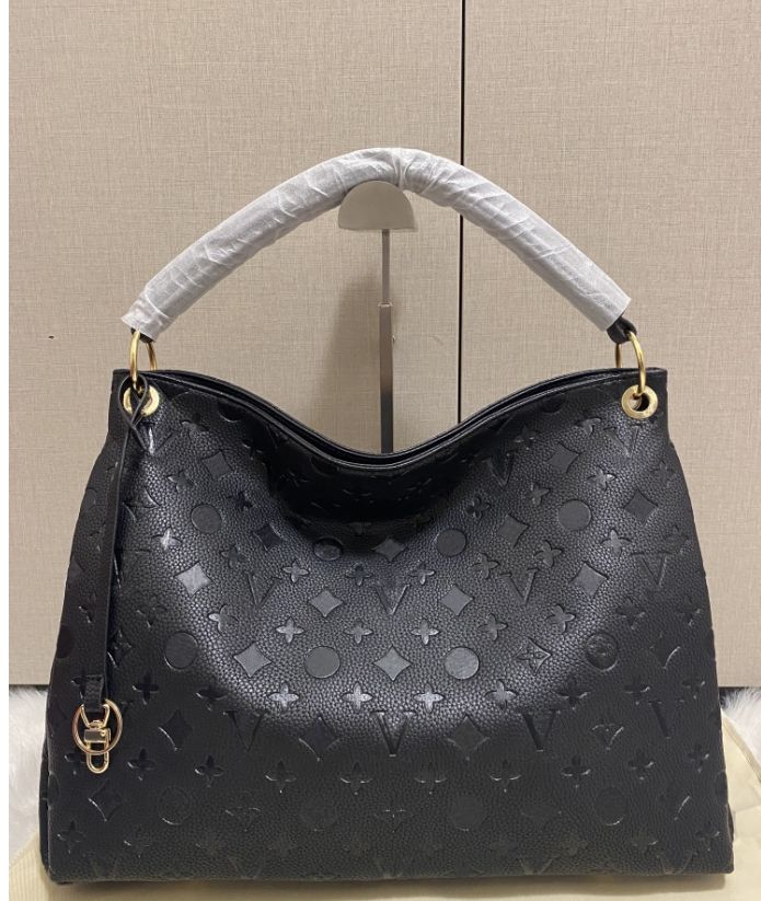 

High quality Luxury ARTSY Tote bag Handbag Fashion Lady Crossbody Chain Handbags Women Messenger Fashion Shoulder Bags Designers Bag Artsy With Dustbag, Black+flower
