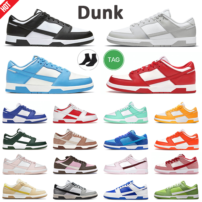 

Men Women Dunks Low Running Shoes White Black Triple Pink Green Glow Hyper Cobalt Grey Fog UNC Syracuse GAI mens trainer sneakers, # 18