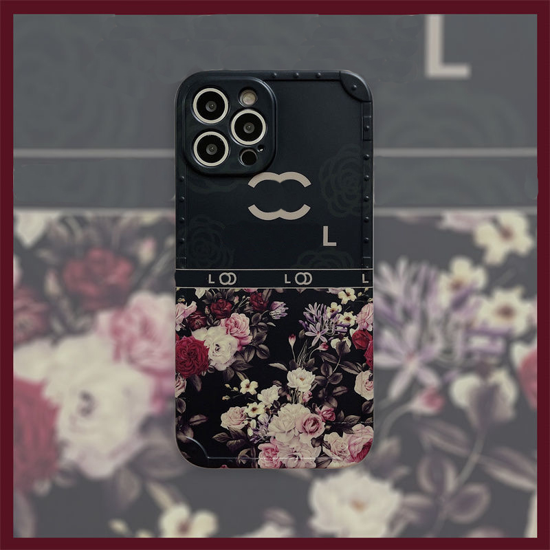 

Fashion Designer Phone Cases For Iphone 14 Pro Max 13 Mini 12 Set 11 Sets Max Plus Xs Xr X PLUS L Casual C White Flower 22110402CZ