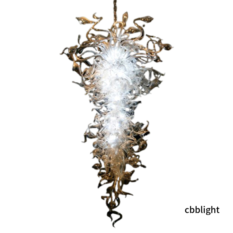 

Modern Crystal Chandelier LED Pendant Lamps Hand Blown Glass Chandelier Light for Mall Villa Hotel Restaurant Office Staircase Lounge Luxury Hang Lighting LR646