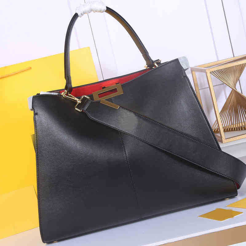 

Luxury Genuine Leather Fendiis' Bags Handbags Fend Designer Women Large Handbag Purse Tote Bag Removable Shoulder Strap Crossbody Quality Messenger 3N2E