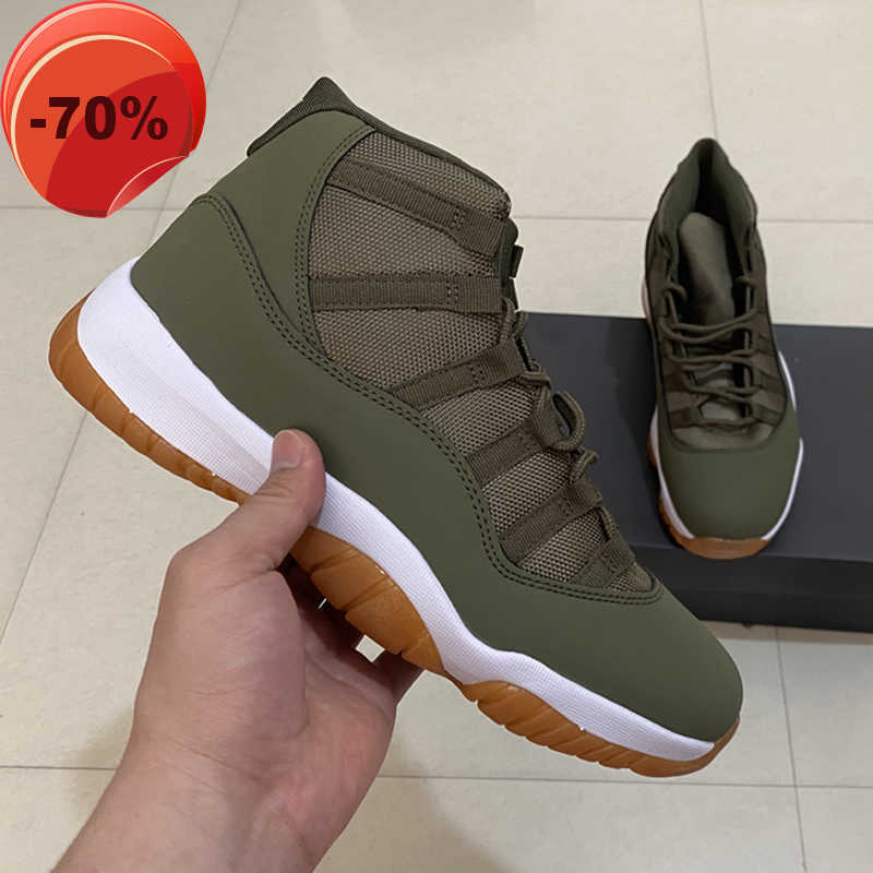 

Boots Good Quality Jumpman 11s Mens Womens 11 Dark Real Blue Basketball Shoes Medium Olive Green Midnight Navy Chicago Gym Red PRM Heiress Man, As photo 28