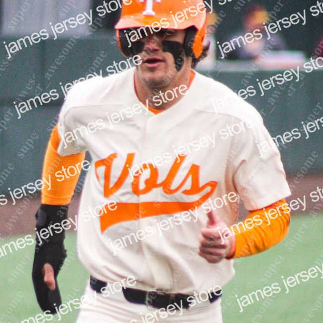 

James Baseball Jerseys Tennessee Volunteers Jersey Ben Joyce Drew Beam Jared Dickey Trey Lipscomb Jorel Ortega Seth Stephenson Evan Russell Yan Gomes Todd Helton, Cream