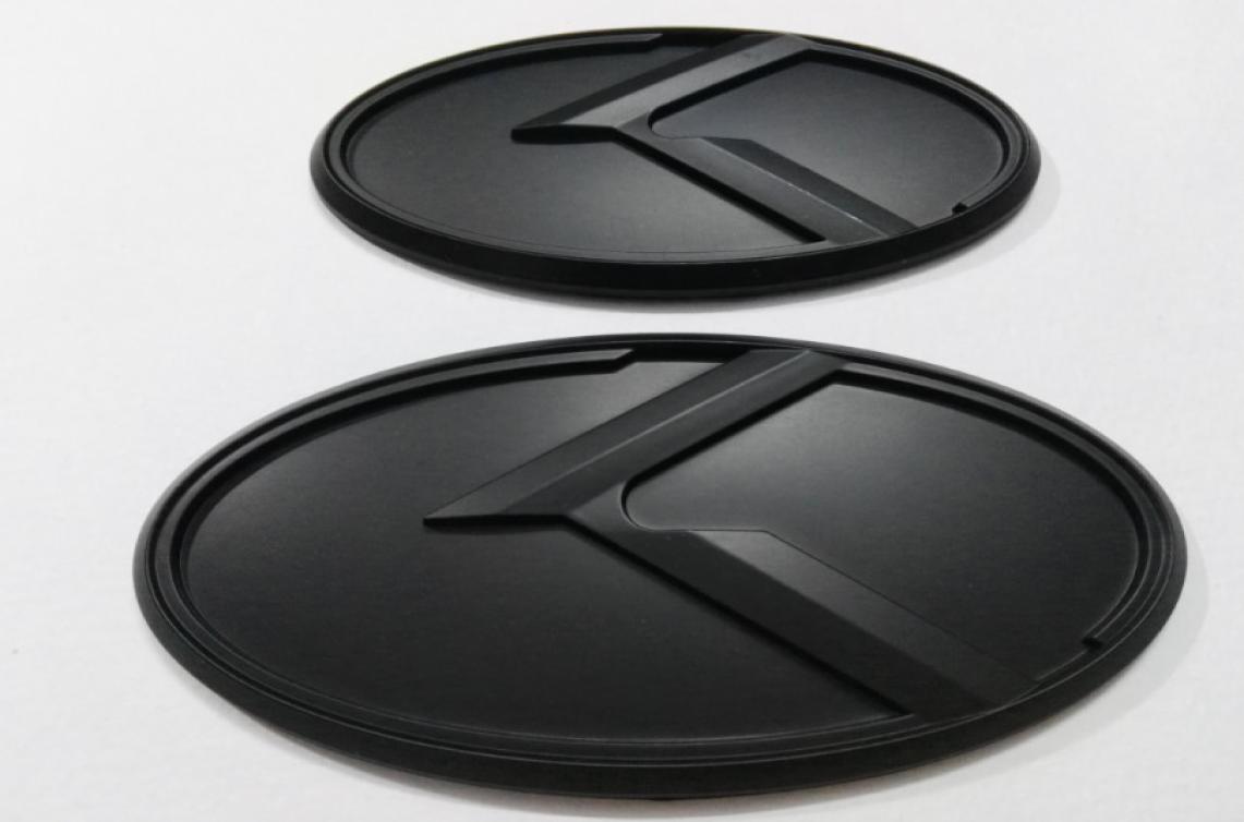 

2pcs New 3D black K logo badge emblem sticker fit KIA OPTIMA K5 20112018car emblems2780994
