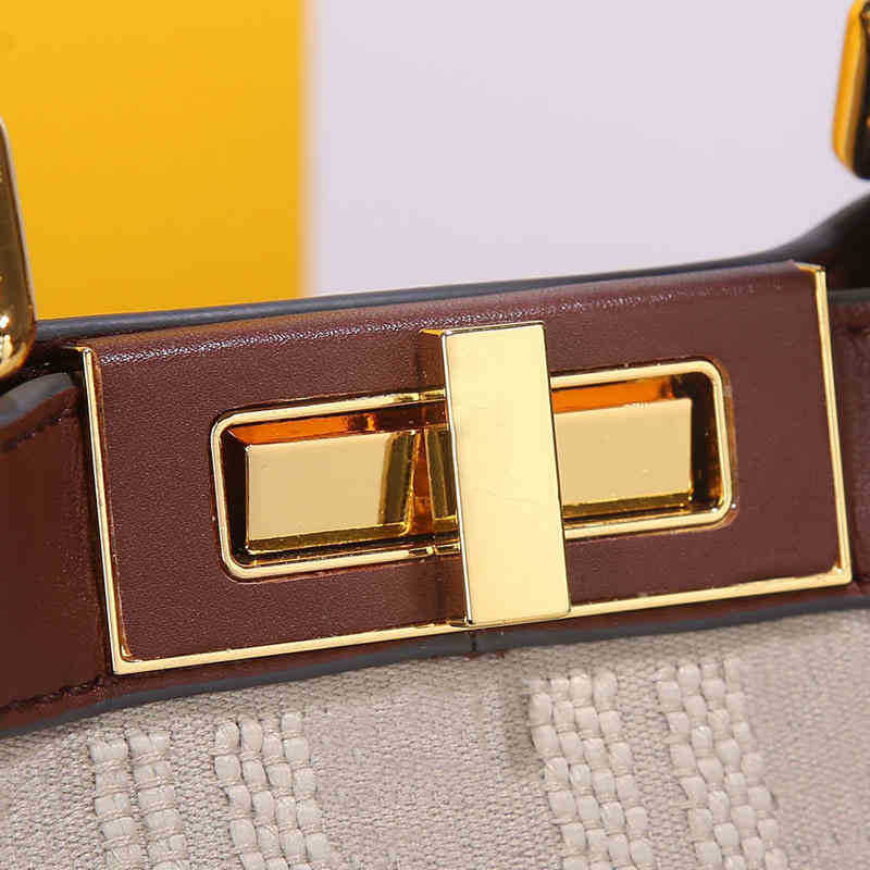 

Handbags Fend Designer Large Tote Bag Classic Handbag Retro Shoulder Bags Canvas Leather Double Embroidery Quality Messenger Tote Fashion Brand 478C