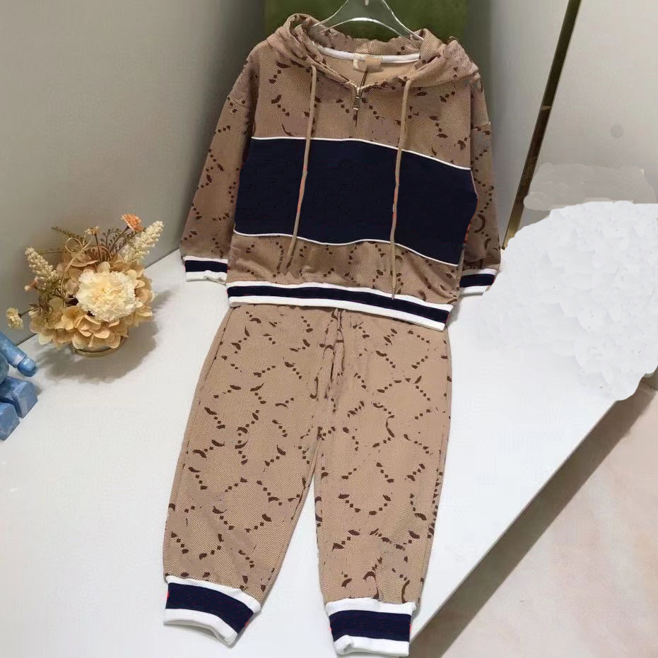 

Kids Designer Knitting Rompers Jumpsuits hat 2 sets Baby Boy Girl Long Sleeve Crew Neck Cotton Clothes Newborn Children Sweater, Brown #2