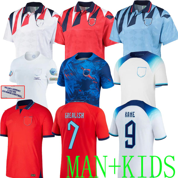 

2022 training MEAD eNGLanDS soccer jersey 1990 retro KANE STERLING RASHFORD SANCHO GREALISH MOUNT FODEN SAKA 22 23 national football shirt women men kids kit uniform, Home kids