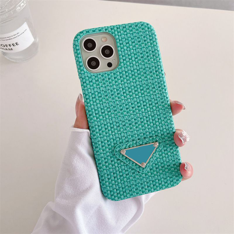 Multiple Colors Designer Phone Cases For Iphone 14 Pro Max 13 Mini 12 Sets11 Sets Max Plus Xs Xr X PLUS L Casual Weave UNBreak 22110402CZ