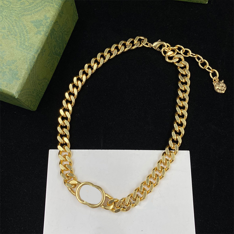 Designer Necklaces Cuban Choker Necklace Collares Punk Vintage Chunky Thick Link Chain for Women New Year Jewelry Accessories-image-889236211