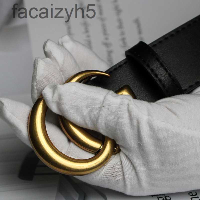 

Belts designer Ins style women's belt D double g two-layer leather fashion men's and trousers letter simple net redP4XQ, Black