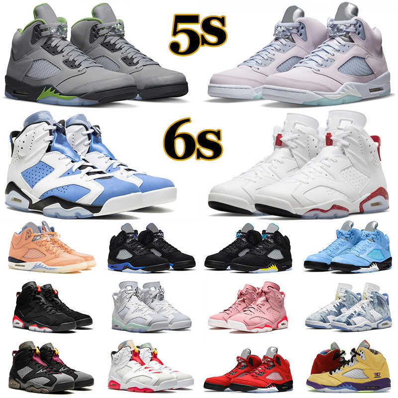 

Jumpman 5s Basketball Shoes University racer blue black easter bluebird 6s UNC red oreo electric georgetown metallic silver Infrared mens sports sneakers, 22