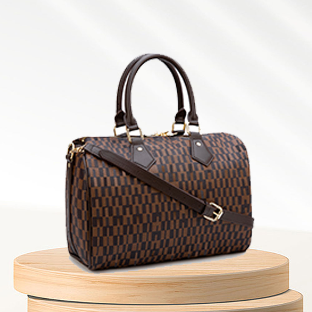 

Designer bags Crossbody Tote women handbag leather Men Shoulder bag Luxury large Purse Christmas Gift Classic Old Flower Zipper Pocket 30cm 26piece/box, Black