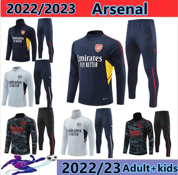 

22 /23 arsen PEPE SAKA Pink soccer jerseys tracksuit Gunners training suit ODEGAARD THOMAS TIERNEY SMITH ROWE 2022 2023 Transport Men Kids kit, Blue