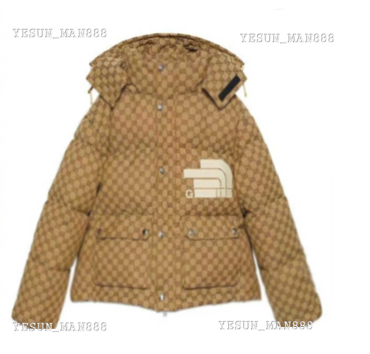 Mens Designer Cuccis Down Jacket Autumn And Winter Women Detachable Hooded Puffer Jackets Coat Outerwear Causal Warm Thickened Parka