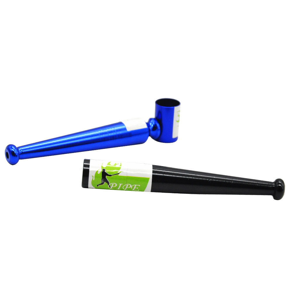 

roll tray Baseball shaped PIPE Freestyle portable METAL PIPE Aluminum pipes bongs