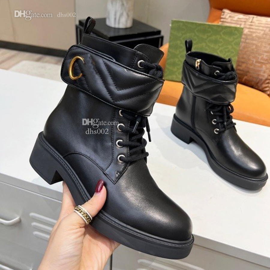 

G Classic Female Ankle Boot Designer GGity Heels Boots Fashion Sexy Chunky Platform Party Leather Booties Winter