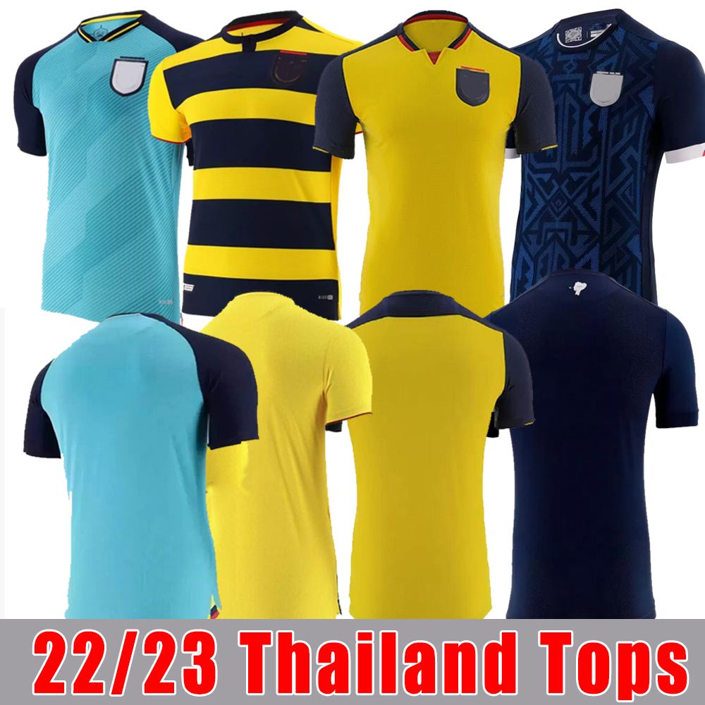 

22 soccer jerseys Top Pervis Estupinan home yellow away Ecuador 2022 World Cup third Copa America Gonzalo Plata Michael Estrada football shirts MARTINNEZ CAMPANA, 22 away