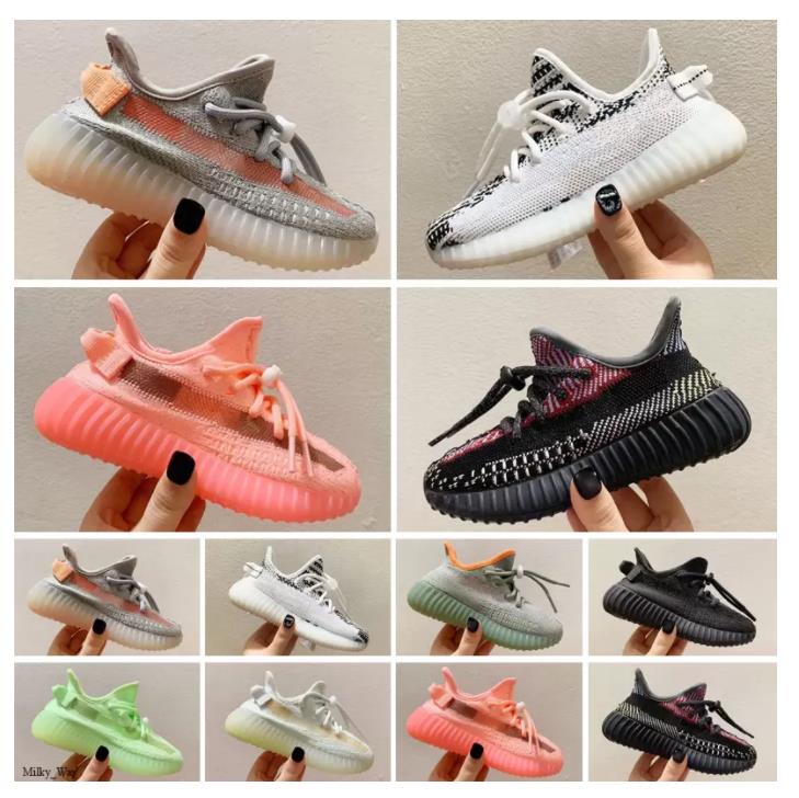 

kids Children Shoes v2 Wolf Grey Sneakers Boy Girl Toddler Pour trainers boys sneaker kid toddlers youth 2022 designer baby shoe size 26-35