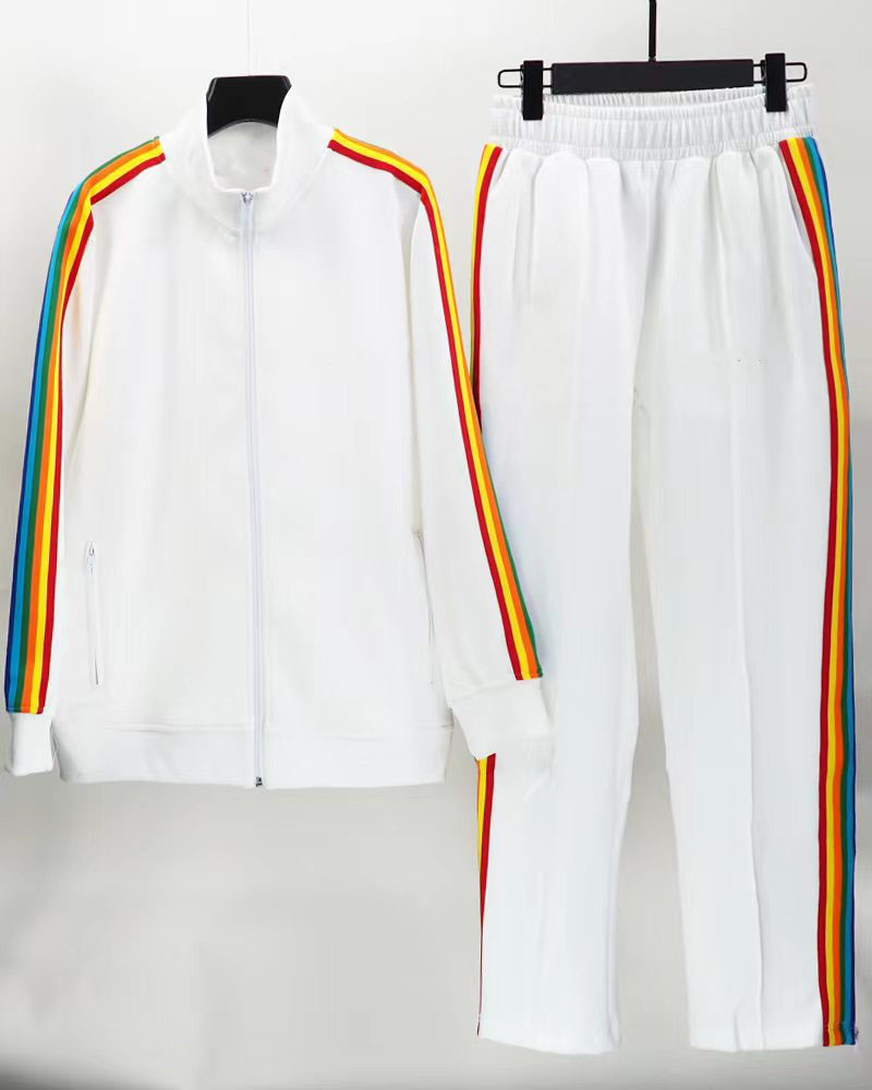 

Mens tracksuit designer sweater white hoodies high street Casual running sportswear clothing Size S-XL Sport sportwear hoodie womens wear Designer coat men jacket