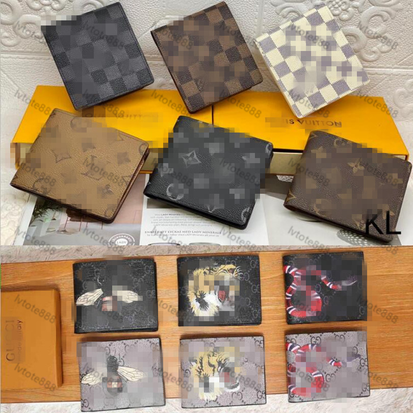 

Paris plaid women style High-end Mens Wallet Credit Card Holder Purse Wallets Luxury Handbags Purses YSLity louiseity LVs Viutonity, 16