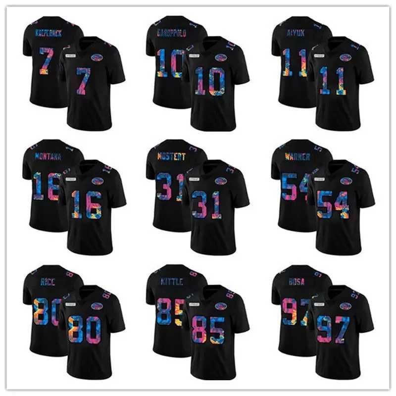 

Jersey Wholesale Custom Untouchable San Francisco''49ers''MEN Women Football Bosa Kittle Crucial Catch, 18