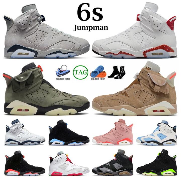 

Jumpman 6 Georgetown Basketball shoe shoes 6s Red Oreo UNC Home Midnight Navy Carmine Bordeaux Infrared Electric Green Washed Denim Olive men Sneakers