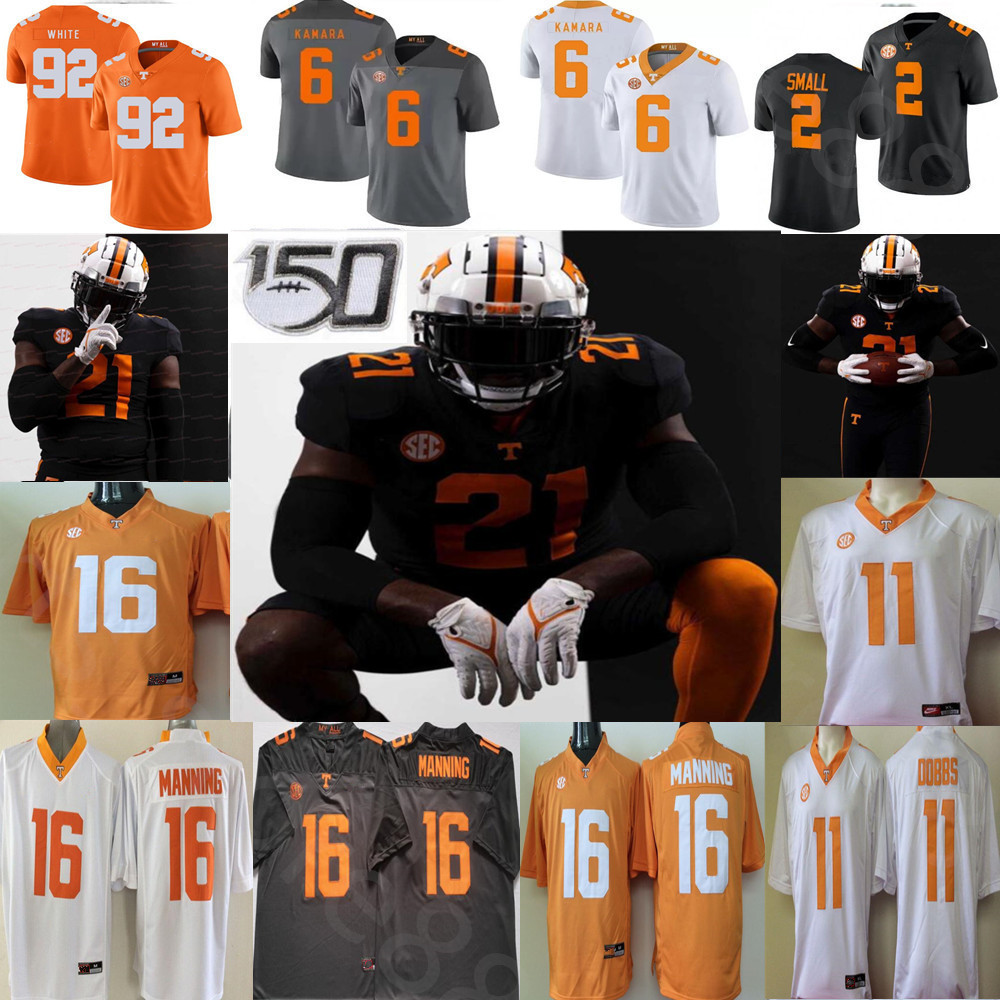 

2023 Tennessee Volunteers College Football Jersey Wallen Hendon Hooker Alvin Kamara Joe Milton III Jauan Jennings Jones Jr. Jabari Small Theo Jackson Peyton Manning, Colour 11