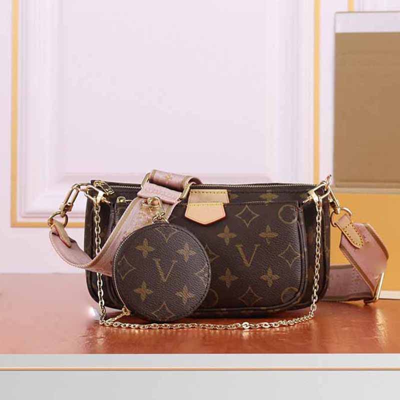 

Luxury Designer Tote bag Purse Women Shoulder Bag with Box Embossed Flower Leather Clutch Crossbody Messenger Bags chain Lady's Zero wallet 3 in 1 Handbag 24CM, Customize