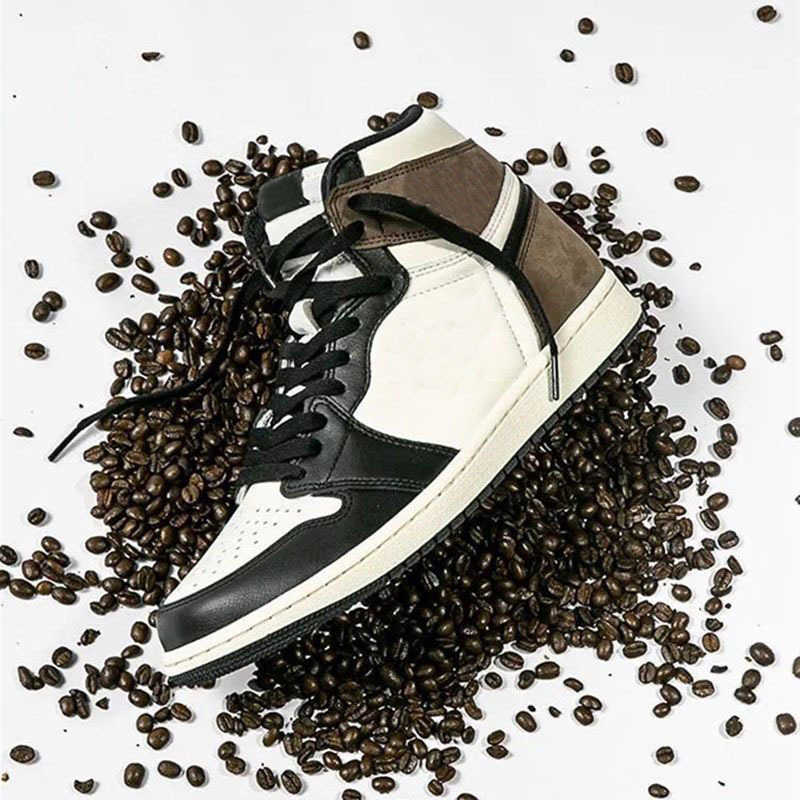 

Designer Shoes WhiteBlue 1s Sail/Black-Military Blue-Shy Sneakers 1 High OG Cactus Dark Mocha BasketballShoes CD, 01