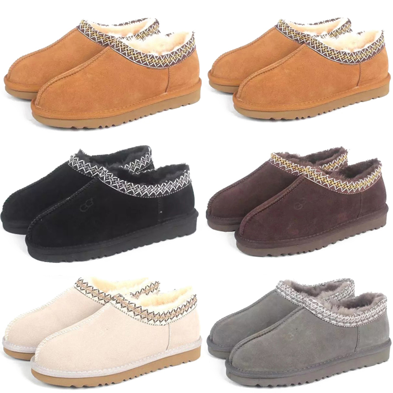 

Snow Boots Slippers Men Women Bottes Classic Chestnut Brown Triple Black Beige Boot Designer Winter Keep Warm Wool Real Leather Platform Shoe Booties Slipper, Color#2