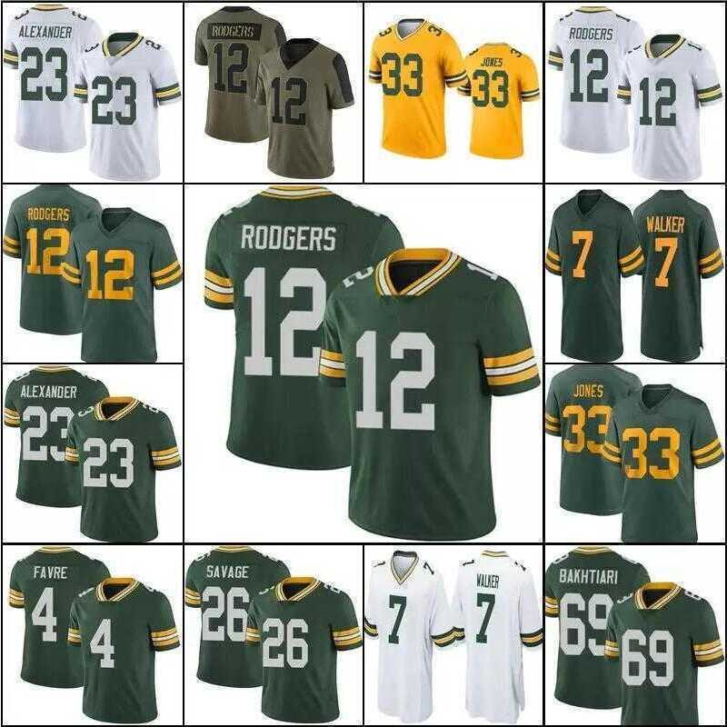 

Aaron Rodgers Jersey Custom Green''Bay''Packers''Mens Jaire Alexander LeRoy Butler Christian Watson''nfl''Football Jerseys, Color