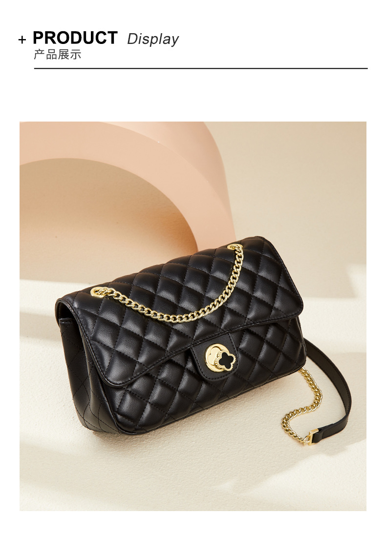 

DA148 Womens designer handbag luxury should bag fashion tote purse wallet crossbody bags backpack Small chain Purses Free shopping, Black-da148