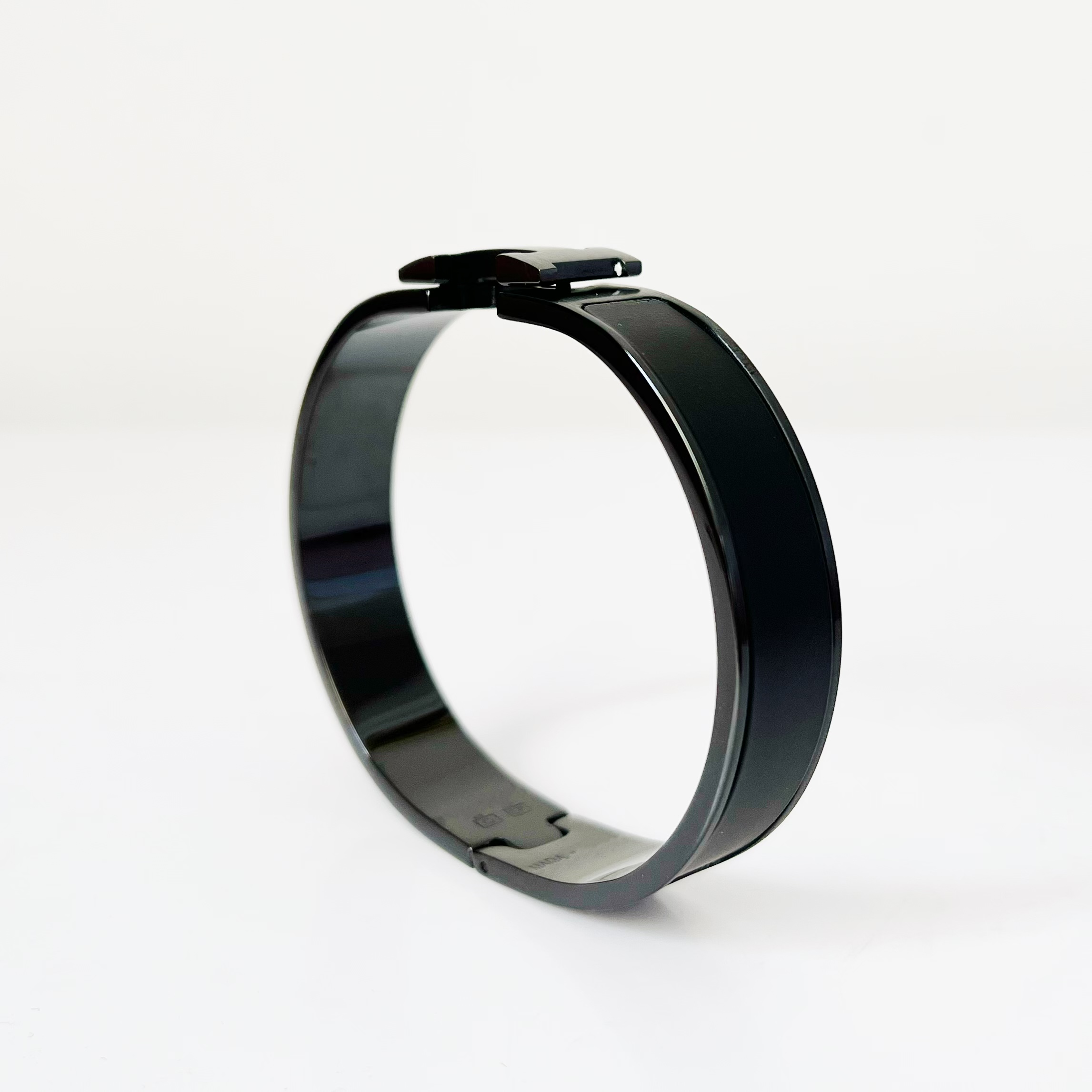 

Designer Jewelry Gold Black H Bangle Couple Bracelets for Women and Men 12mm Silver Diamonds Lover Grind arenaceous Style