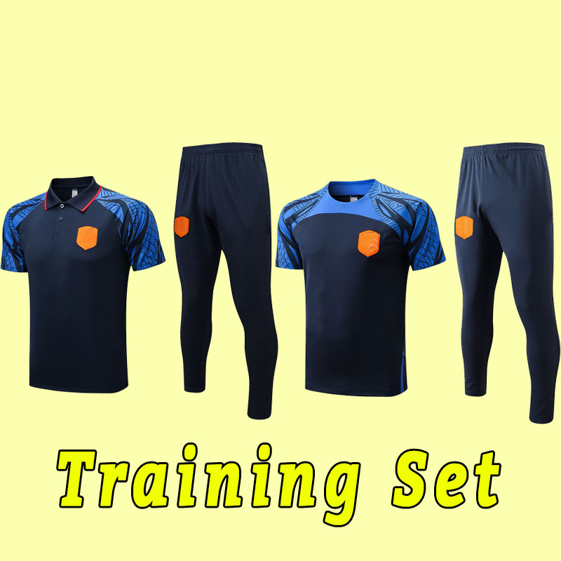 

22 23 Netherlands MEMPHIS Soccer Jerseys DE JONG Holland 2022 World 2023 DE LIGT WIJNALDUM KLAASSEN DUMFRIES Cup BERGWIJN VIRGIL Short sleeve pants polo training set, As shown